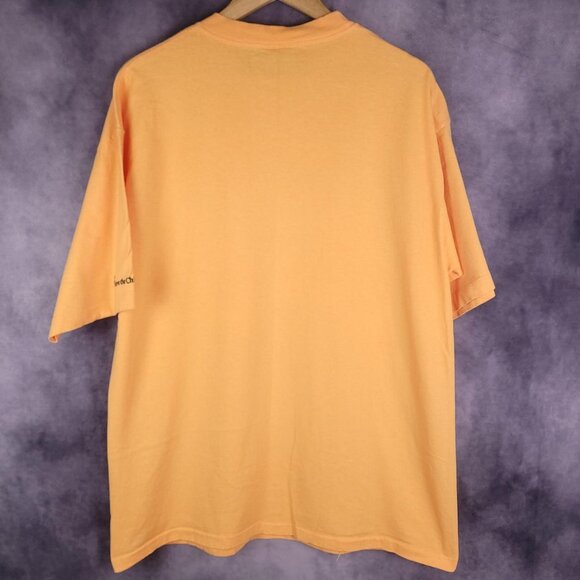 Vintage 90s Save the Children When I Grow Up whimsical cute orange cream shirt - Picture 5 of 5